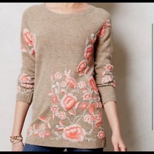 Sleeping on Snow Floral Sweater